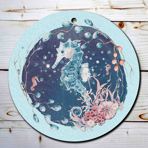 Seahorse Round Air Freshener