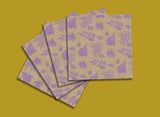 Autumn Patterns 2 SubliLinen™ Drink Coaster