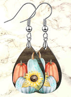 Fall Fun Petite Teardrop SpectraLuxe Dangle Earrings