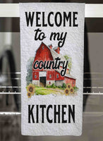 Down On The Farm Personalized Hand Towel