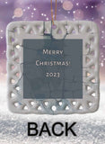 Break Through Buddies Personalized Square Porcelain Ornament