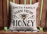 Honey Farm Throw Pillow Cover