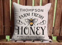 Honey Farm Throw Pillow Cover