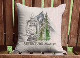 Summer Adventures Throw Pillow Cover