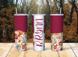 Falling for Fall Skinny Travel Tumbler