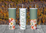 Falling for Fall Skinny Travel Tumbler