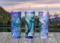 Seaside Fun Skinny Travel Tumbler