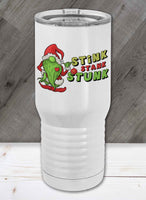 Grinch Gnome Proper Travel Tumbler