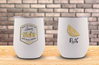 Sunny Spirits Personalized Stemless Wine Tumbler