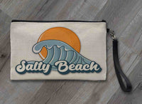 Seaside Fun Linen Zipper Bag