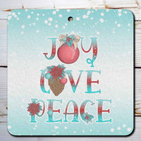 Joy Love Peace Fresh Air Freshener