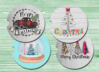 Christmas Collection Car Drink Coaster