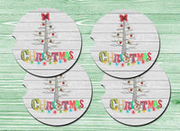 Christmas Collection Car Drink Coaster