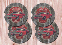 Dad's Ride Car Drink Coaster