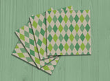 St Patrick's Lucky Patterns SubliLinen™ Drink Coaster