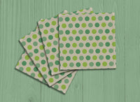 St Patrick's Lucky Patterns SubliLinen™ Drink Coaster