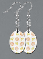 Autumn Day Oval LumaShell Earrings