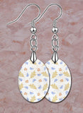 Autumn Day Oval LumaShell Earrings