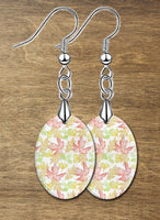 Autumn Day Oval LumaShell Earrings