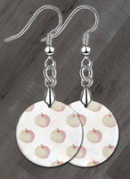 Autumn Day Round LumaShell Earrings