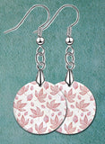 Autumn Day Round LumaShell Earrings