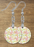 Autumn Day Round LumaShell Earrings