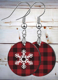 Have A Plaid Season Petite Round SpectraLuxe Dangle Earrings