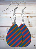 Candy Cane Stripe Petite Teardrop SpectraLuxe Dangle Earrings