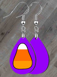 Candy Corn Petite Teardrop SpectraLuxe Dangle Earrings