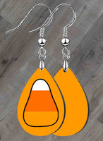 Candy Corn Petite Teardrop SpectraLuxe Dangle Earrings