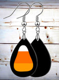 Candy Corn Petite Teardrop SpectraLuxe Dangle Earrings