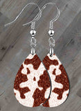 Cattle & Sunflowers Petite Teardrop SpectraLuxe Dangle Earrings