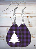 Have A Plaid Season Petite Teardrop SpectraLuxe Dangle Earrings