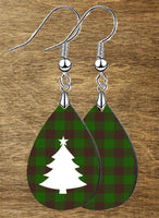 Have A Plaid Season Petite Teardrop SpectraLuxe Dangle Earrings