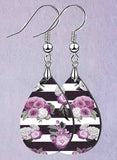 Love Floral Petite Teardrop SpectraLuxe Dangle Earrings