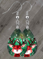 Santa's Workshop Petite Teardrop SpectraLuxe Dangle Earrings