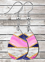 Textures of Love Petite Teardrop SpectraLuxe Dangle Earrings