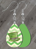 Lucky Retro Chevron Petite Teardrop SpectraLuxe Dangle Earrings