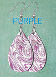 Multicolored Marble Teardrop SpectraLuxe Dangle Earrings