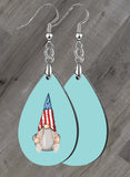 Independence Gnomes Teardrop SpectraLuxe Dangle Earrings