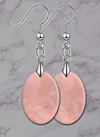 Cose Creatives Colors Oval LumaShell Earrings