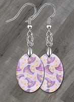 Spooktacular Halloween Oval LumaShell Earrings