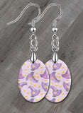 Spooktacular Halloween Oval LumaShell Earrings