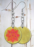 Matchless Mandalas Round LumaShell Earrings