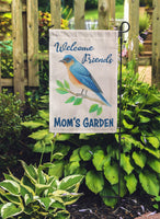 Birds of the Garden Flag 12"x18" Linen Flag