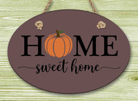 Fall Oval Ceramic Wall Decor