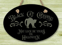 Halloween Oval Ceramic Wall Decor