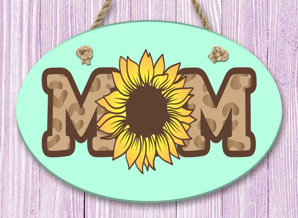 Mom Oval Ceramic Wall Decor