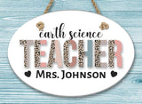 Teacher Oval Ceramic Wall Decor