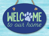 Welcome To Our Home Oval Ceramic Wall Decor